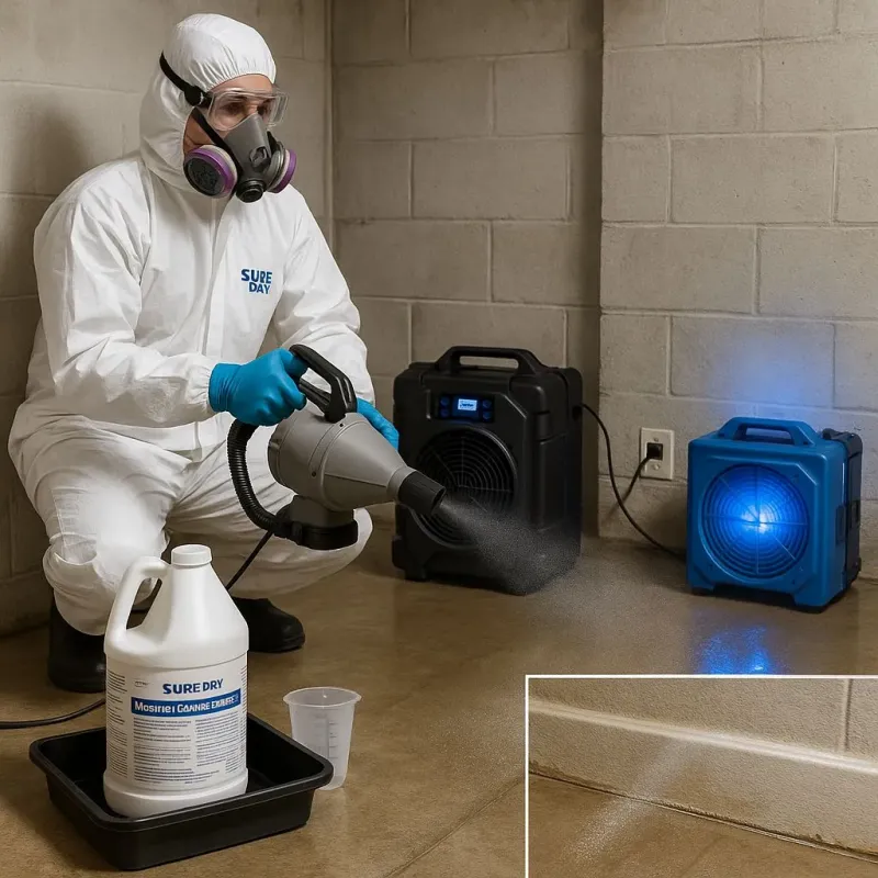 Sanitization and Odor Removal process in Southport, NC
