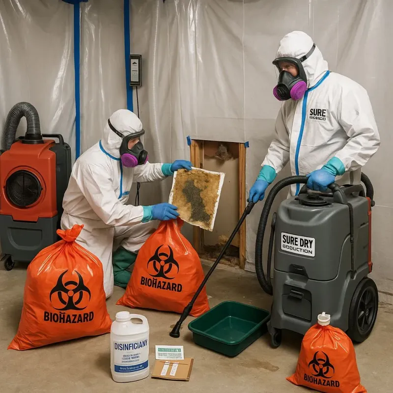 Contaminated Water Handling Protocols process in Southport, NC